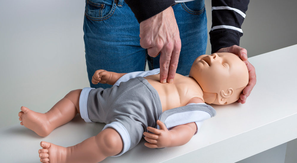 Notfallretter.de® HLW Baby Puppe 2in1 für Trainingszwecke