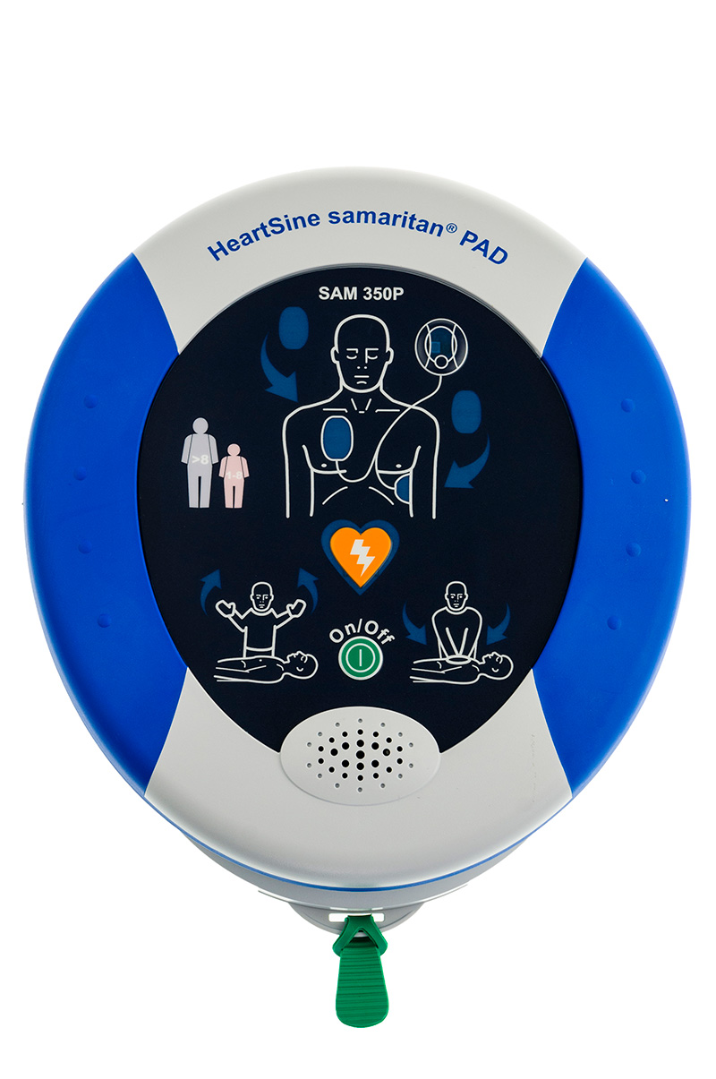 Defibrillator AED PAD350P halbautom. Schockauslösung m. Notfallset
