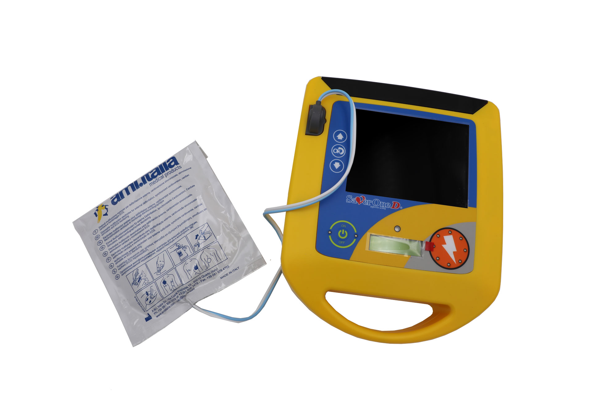 Saver One AED Profi Defibrillator Modell D mit Drucker Upgrade