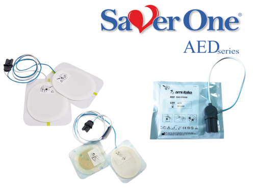 Saver One AED Profi Defibrillator Modell P mit Akku